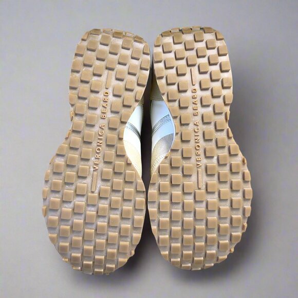 Veronica Beard Valentina Mixed Leather Retro Sneakers, size 9, BRAND NEW! - Picture 5 of 5